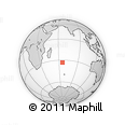 Outline Map of the Area around 33° 14' 5" S, 65° 31' 30" E, rectangular outline