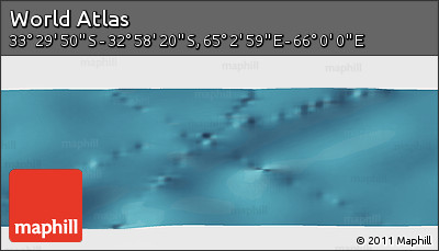 Satellite Panoramic Map of the Area around 33° 14' 5" S, 65° 31' 30" E