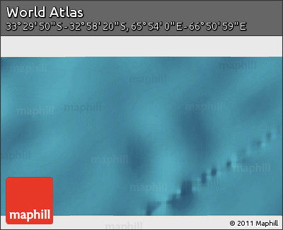 Satellite 3D Map of the Area around 33° 14' 5" S, 66° 22' 30" E