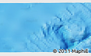Physical 3D Map of the area around 33° 14' 5" S, 77° 25' 30" E