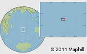 Savanna Style Location Map of the area around 33° 14' 5" S, 79° 7' 30" E