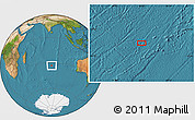 Satellite Location Map of the area around 33° 14' 5" S, 80° 49' 29" E