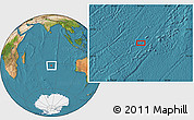 Satellite Location Map of the area around 33° 14' 5" S, 81° 40' 30" E