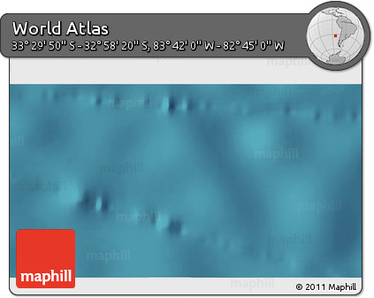 Satellite 3D Map of the Area around 33° 14' 5" S, 83° 13' 29" W