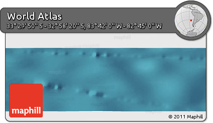 Satellite Panoramic Map of the Area around 33° 14' 5" S, 83° 13' 29" W