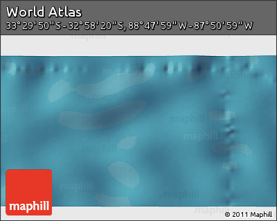 Satellite 3D Map of the Area around 33° 14' 5" S, 88° 19' 29" W