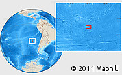 Shaded Relief Location Map of the area around 33° 14' 5" S, 89° 10' 30" W