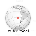Outline Map of the Area around 33° 14' 5" S, 90° 52' 30" W, rectangular outline