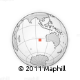 Outline Map of the Area around 33° 14' 5" S, 99° 31' 30" E, rectangular outline