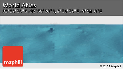 Satellite Panoramic Map of the Area around 33° 14' 5" S, 9° 25' 30" E