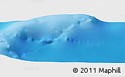 Physical Panoramic Map of the area around 33° 42' 13" S, 0° 46' 30" W