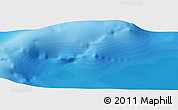 Political Panoramic Map of the area around 33° 42' 13" S, 0° 46' 30" W