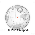 Outline Map of the Area around 33° 42' 13" S, 100° 22' 30" E, rectangular outline