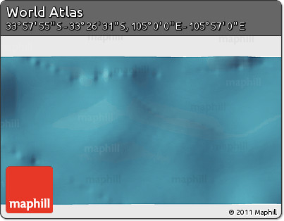 Satellite 3D Map of the Area around 33° 42' 13" S, 105° 28' 29" E