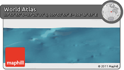 Satellite Panoramic Map of the Area around 33° 42' 13" S, 106° 19' 29" E