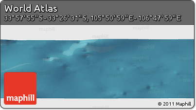 Satellite Panoramic Map of the Area around 33° 42' 13" S, 106° 19' 29" E