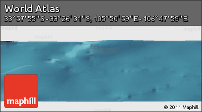 Satellite Panoramic Map of the Area around 33° 42' 13" S, 106° 19' 29" E