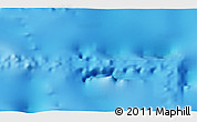 Physical 3D Map of the area around 33° 42' 13" S, 107° 1' 30" W