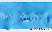 Political 3D Map of the area around 33° 42' 13" S, 107° 1' 30" W