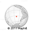 Outline Map of the Area around 33° 42' 13" S, 107° 1' 30" W, rectangular outline