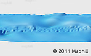 Physical Panoramic Map of the area around 33° 42' 13" S, 107° 52' 30" W