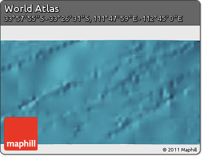 Satellite 3D Map of the Area around 33° 42' 13" S, 112° 16' 30" E