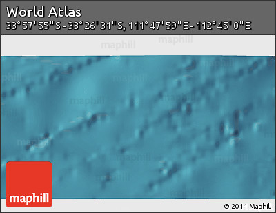 Satellite 3D Map of the Area around 33° 42' 13" S, 112° 16' 30" E