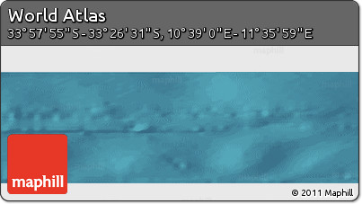 Satellite Panoramic Map of the Area around 33° 42' 13" S, 11° 7' 30" E