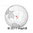 Outline Map of the Area around 33° 42' 13" S, 167° 31' 30" E, rectangular outline