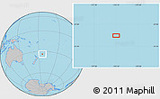 Gray Location Map of the area around 33° 42' 13" S, 174° 10' 30" W