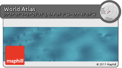 Satellite Panoramic Map of the Area around 33° 42' 13" S, 174° 10' 30" W