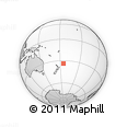 Outline Map of the Area around 33° 42' 13" S, 175° 1' 30" W, rectangular outline