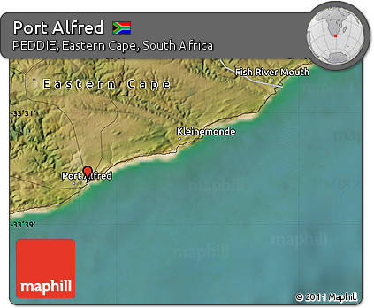 Satellite Map of Port Alfred