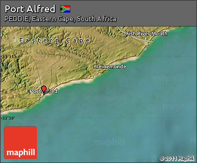 Satellite Map of Port Alfred