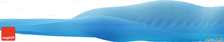 Shaded Relief Horizon Map of the Area around 33° 42' 13" S, 31° 22' 30" W