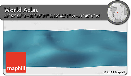 Satellite Panoramic Map of the Area around 33° 42' 13" S, 32° 13' 30" W
