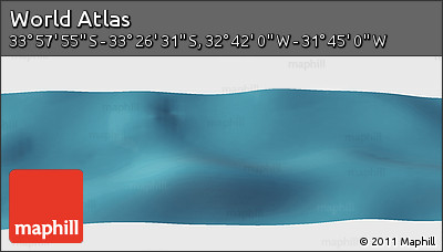 Satellite Panoramic Map of the Area around 33° 42' 13" S, 32° 13' 30" W