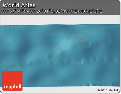 Satellite 3D Map of the Area around 33° 42' 13" S, 33° 13' 30" E