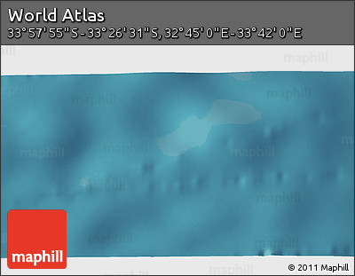 Satellite 3D Map of the Area around 33° 42' 13" S, 33° 13' 30" E