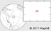 Blank Location Map of the area around 33° 42' 13" S, 33° 4' 30" W