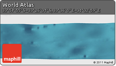 Satellite Panoramic Map of the Area around 33° 42' 13" S, 34° 4' 30" E