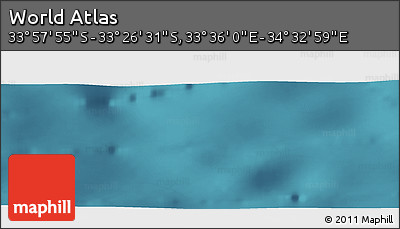 Satellite Panoramic Map of the Area around 33° 42' 13" S, 34° 4' 30" E