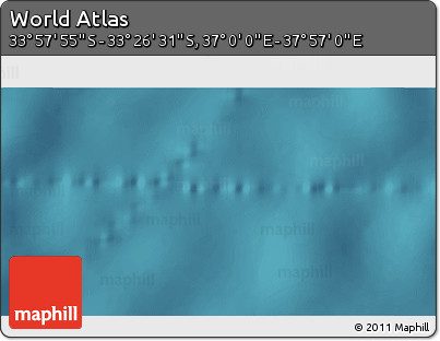 Satellite 3D Map of the Area around 33° 42' 13" S, 37° 28' 30" E