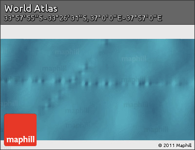 Satellite 3D Map of the Area around 33° 42' 13" S, 37° 28' 30" E