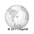Outline Map of the Area around 33° 42' 13" S, 38° 10' 29" W, rectangular outline