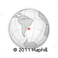 Outline Map of the Area around 33° 42' 13" S, 47° 31' 29" W, rectangular outline
