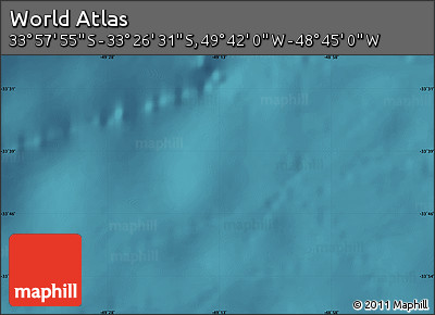 Satellite Map of the Area around 33° 42' 13" S, 49° 13' 30" W