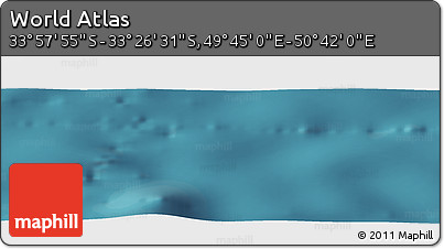 Satellite Panoramic Map of the Area around 33° 42' 13" S, 50° 13' 30" E