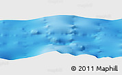 Physical Panoramic Map of the area around 33° 42' 13" S, 56° 10' 29" E