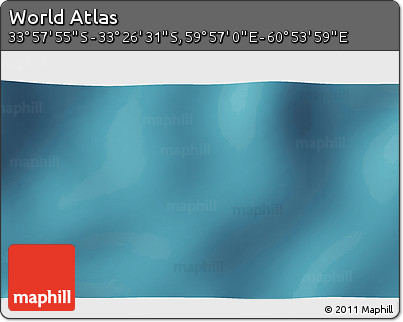Satellite 3D Map of the Area around 33° 42' 13" S, 60° 25' 29" E